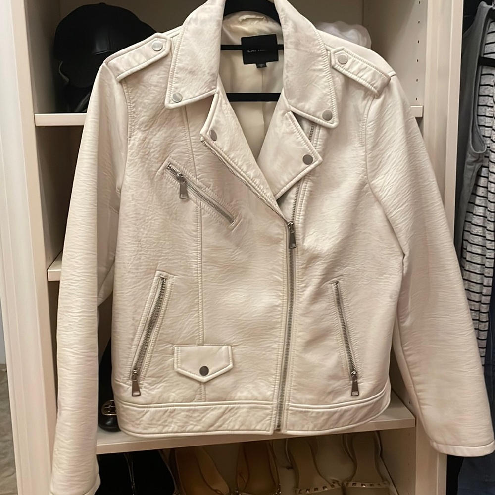 Express Faux Leather Moto Jacket